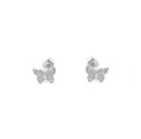Ohrstecker Schmetterling aus 925 Sterling Silber mit...