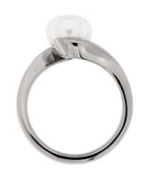 Ring aus Titan mit Perle 10mm PTS467