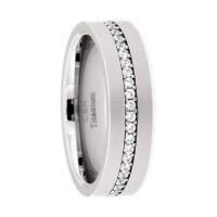 Ring aus Titan mit Zirkonia-Steinchen Gr. 54 (17.2) TPTS475