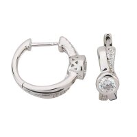 Scharniercreolen aus 925 Sterling Silber PR8746O