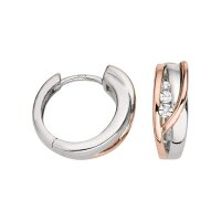 Scharniercreolen aus 925 Sterling Silber...