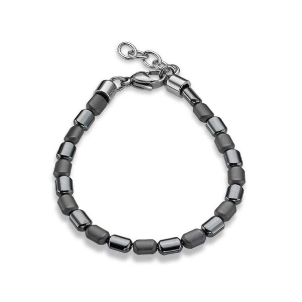 Armband Hämatit Stahl 15+2cm ST-00244B