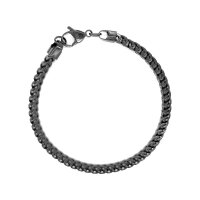 Armband Stahl IP Gun 21cm ST-00250B