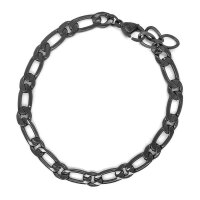 Armband Stahl/IP Gun 21,5+2cm ST-00222B