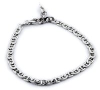 Armband Stegpanzer aus 925 Sterling Silber 21cm 418805