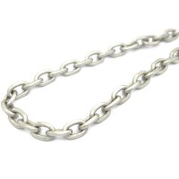 Edelstahl Herrencollier für Herren, 55cm Länge