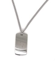 Herrencollier Stahl/50+5cm ST-00212K