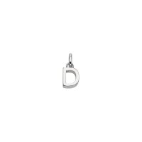 Buchstabe D aus 925 Sterling Silber rhodiniert BBU912/D
