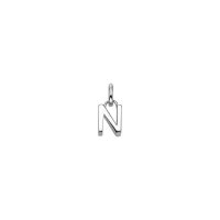 Buchstabe N aus 925 Sterling Silber rhodiniert BBU912/N