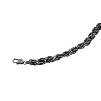 Edelstahl Armband in Vintage-Optik mit 21,5cm Länge