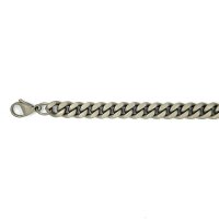 Edelstahl Armband, 21cm, Sandgestrahlt
