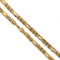Goldkette Figaro aus 8 Karat (333) Gelbgold 45cm - Made...