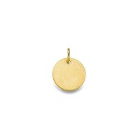 Gravurplatte aus 333/- gelbgold, eismatt G3-00582A