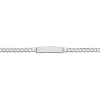 Ident-Armband mit Gravurplatte 925 Sterling Silber inkl....