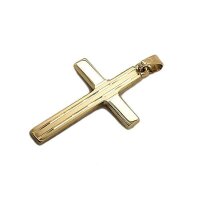 Kettenanhänger Kreuz aus 8 Karat (333) Gelbgold