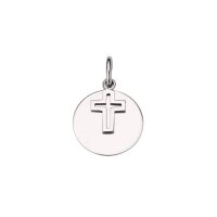 Kettenanhänger Kreuz mit Gravurplatte 925 Sterling...