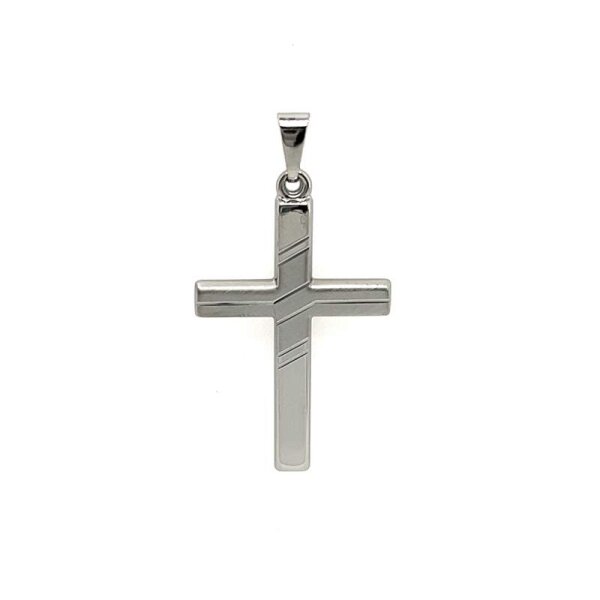 Kettenanhänger Kreuz, 925 Sterling Silber