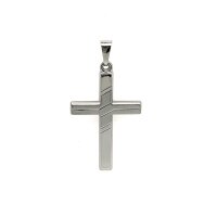 Kettenanhänger Kreuz, 925 Sterling Silber