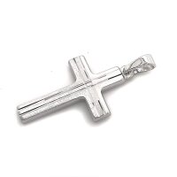 Kettenanhänger Kreuz, 925 Sterling Silber