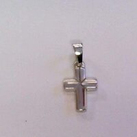 Kettenanhänger Kreuz, 925 Sterling Silber,...