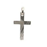 Kettenanhänger Kreuz, 925 Sterling Silber,...