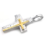 Kettenanhänger Kreuz, 925 Sterling Silber,...