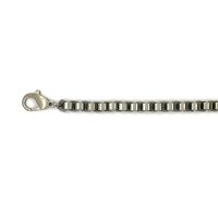 Mattes Edelstahl Armband Venezianer Sandgestahlt