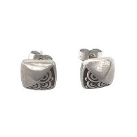 Ohrstecker Stahl/matt ST-00159O
