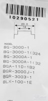 Original Casio Uhrenarmband Resin BG-3000, BGA-110,...