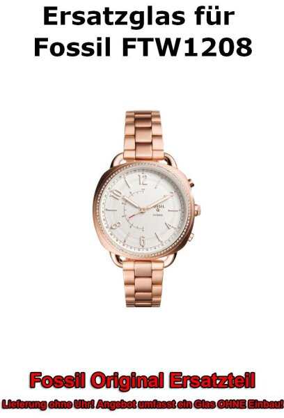 Ersatzglas für Fossil-Uhr Q Accomplice FTW1208 original Uhrenglas