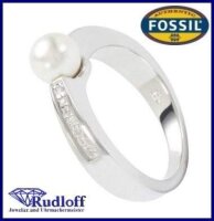Fossil Schmuck Damen Ring 925 Sterling Silber JF18053...