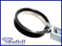 BOCCIA Titanring mit Leder 0123-0564, Größe 64