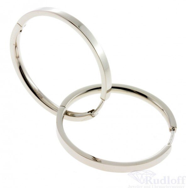 Boccia Titanium Creolen Ohrschmuck 0516-03  poliert