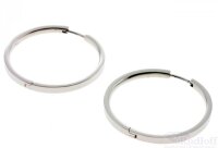 Boccia Titanium Creolen Ohrschmuck 0516-03  poliert