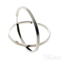 Boccia Titanium Creolen Ohrschmuck 0516-01  matt