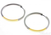 Boccia Titanium Creolen Ohrschmuck 0517-02 matt bicolor