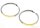 Boccia Titanium Creolen Ohrschmuck 0517-02 matt bicolor