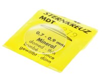 Mineralglas für Uhren MDT Uhrenglas 0,7-0,9mm gewölbt rund