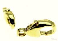 Schmuck Karabiner Barock echt Gold 8kt 333 Öse...