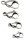 Schmuck Karabiner gewölbt Edelstahl 9088g-x verschiedene Größen lieferbar