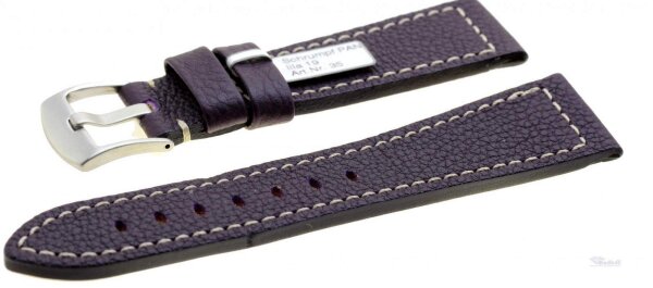 Fluco Lederband Serie PAN 35 Schrumpfleder lila 22mm Made i Germany