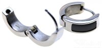 Boccia Titanium Ohrschmuck Scharnier Creolen poliert,...