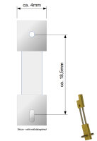 Pendelfeder für Pendulen, Großuhr, Regulator...