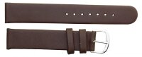 Uhrenarmband echt Leder 18mm dunkelbraun...