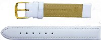 Uhrenarmband Ersatzband echt Leder Toledo weiß...