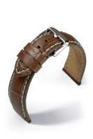 Uhrenarmband Guinea Chrono Lederband Krokodil-Optik extra...