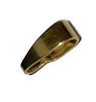 Anhängerschlaufe glatt 375 gelbgold 7x2mm