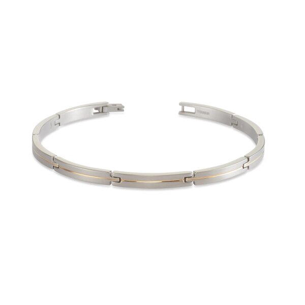 Boccia Damen-Armband Titan bicolor 03017-02