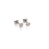 Boccia Damen-Ohrstecker Titan poliert/matt 0541-01