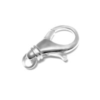 Schmuckkarabiner XL barock mit Rille Queröse 925/-...